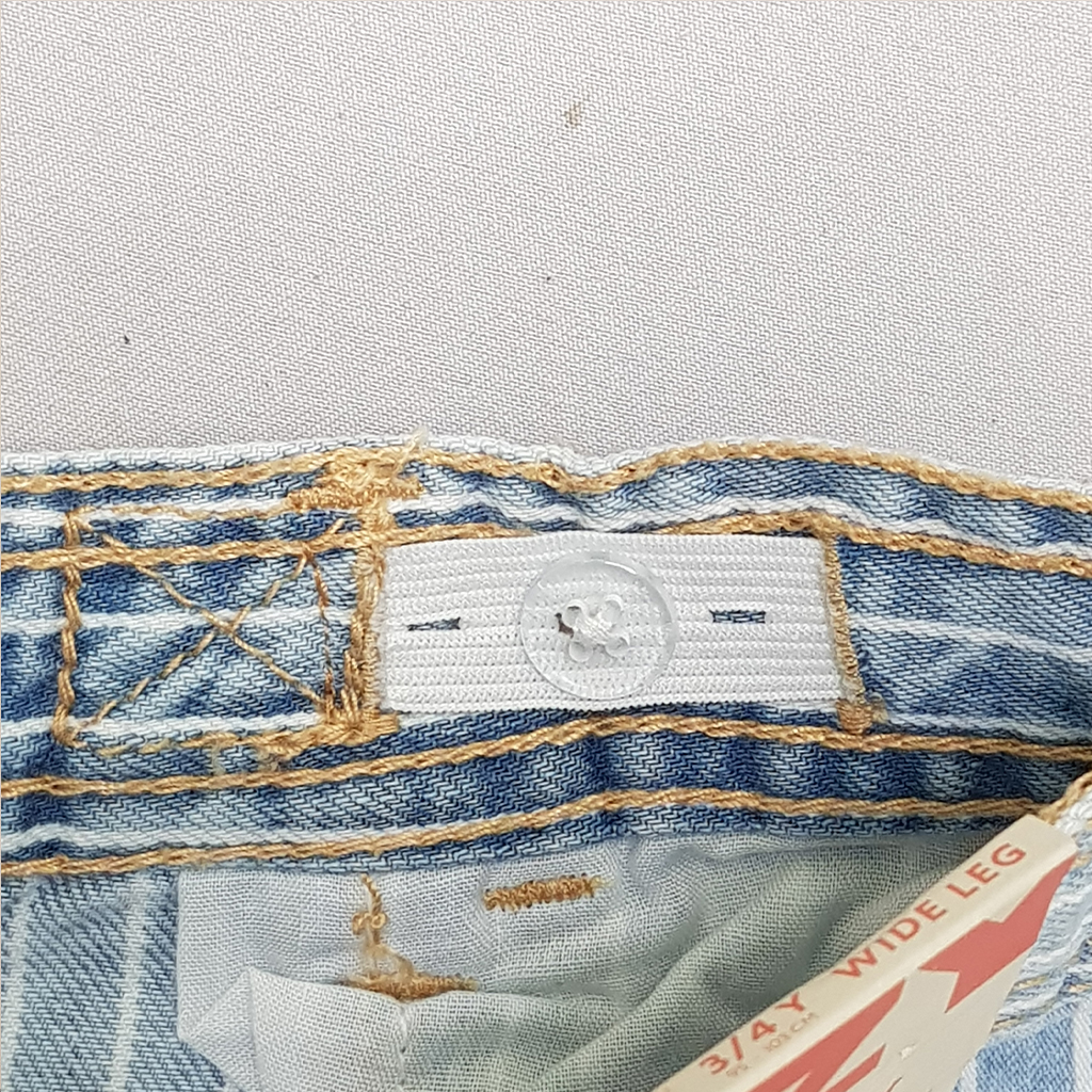 شلوار جینز دخترانه 29990 سایز 3 تا 14 سال مارک ZY