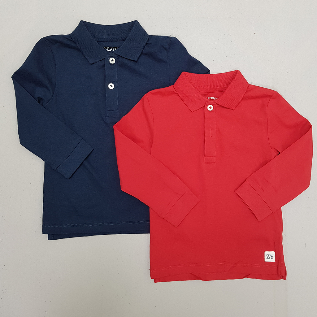 بلوز یقه دار پسرانه 29916 سایز 12 ماه تا 14 سال مارک ZY