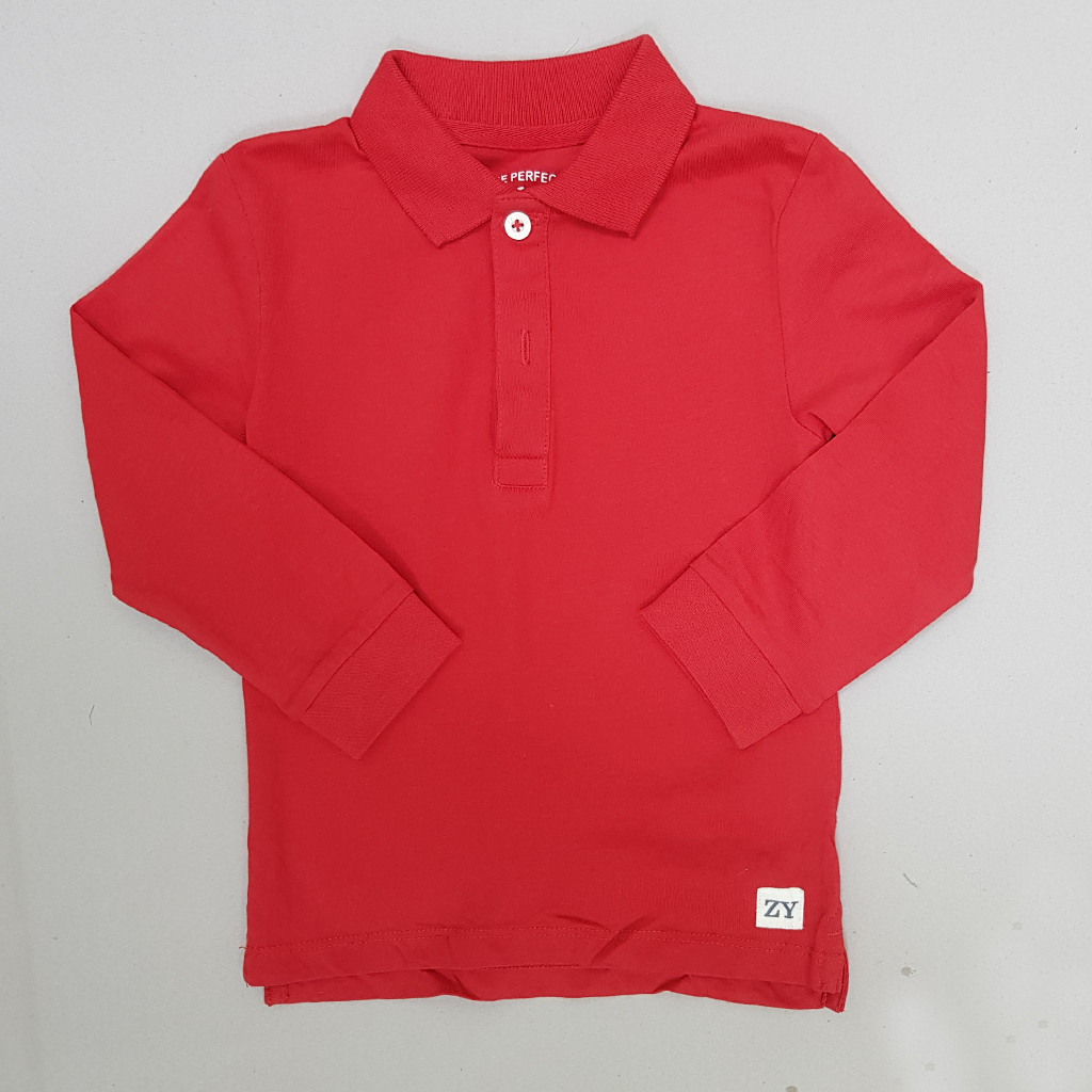 بلوز یقه دار پسرانه 29916 سایز 12 ماه تا 14 سال مارک ZY