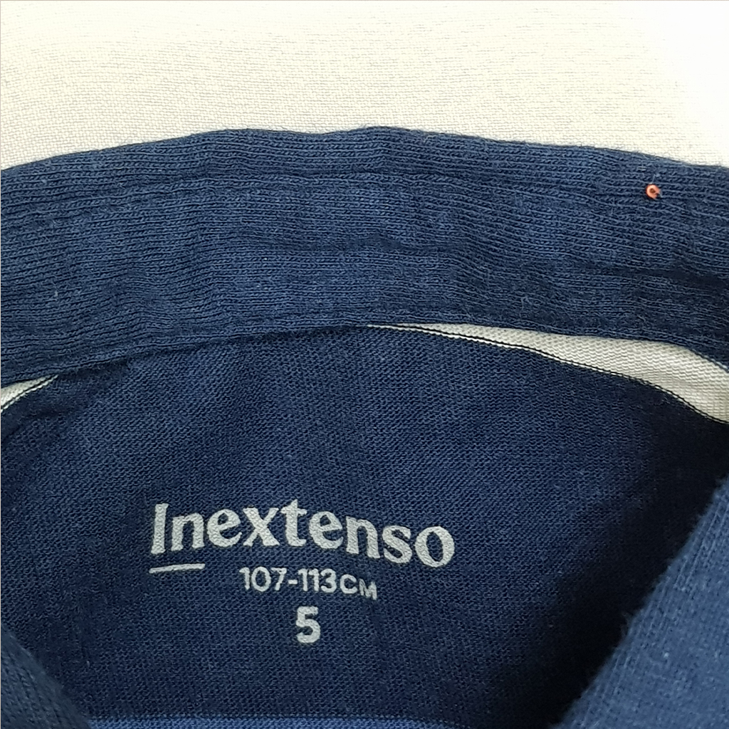 بلوز یقه دار پسرانه 29986 سایز 5 تا 14 سال مارک Inextenso