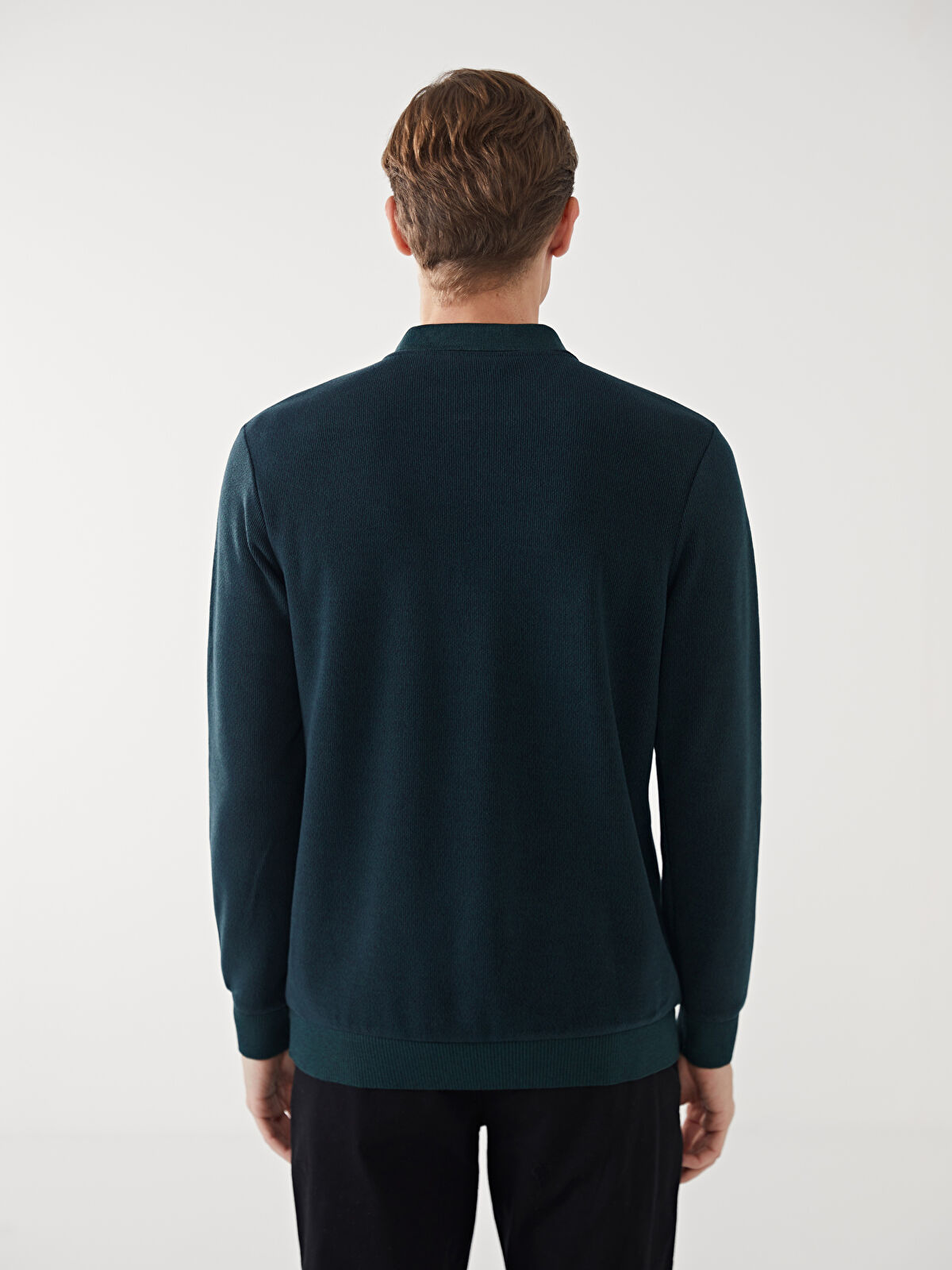 بافت یقه دار مردانه 29730 مارک LC WAIKIKI