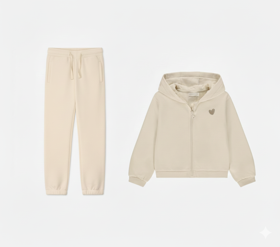 ست سویشرت شلوار دخترانه 29666 سایز 3 تا 14 سال مارک Orchestra