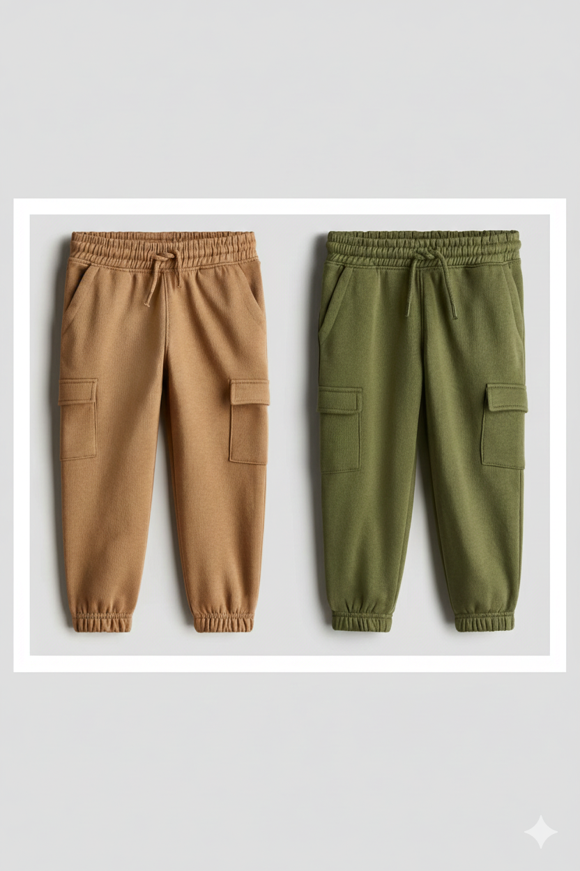 شلوار پسرانه 29879 سایز 2 تا 12 سال مارک H&M