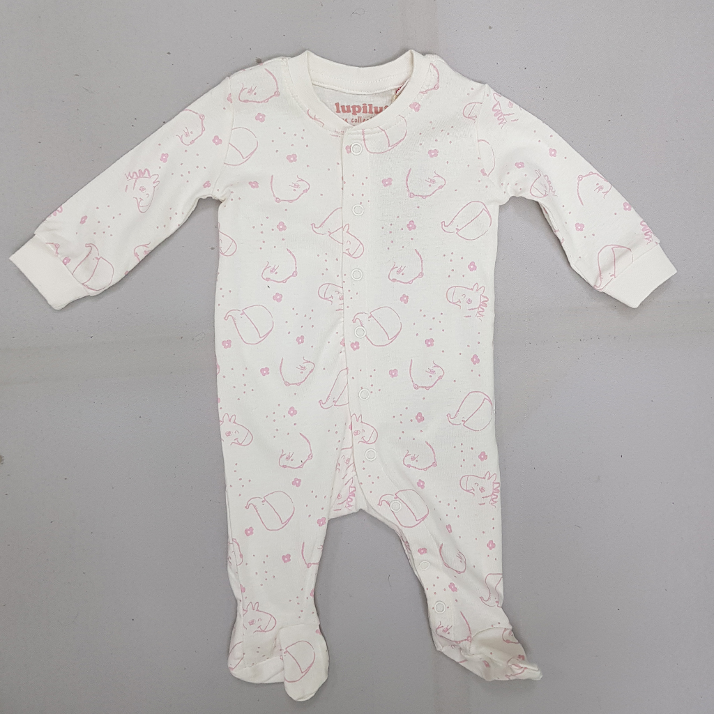 سرهمی جورابدار دخترانه 29957 سایز بدوتولد تا 24 ماه مارک Lupilu