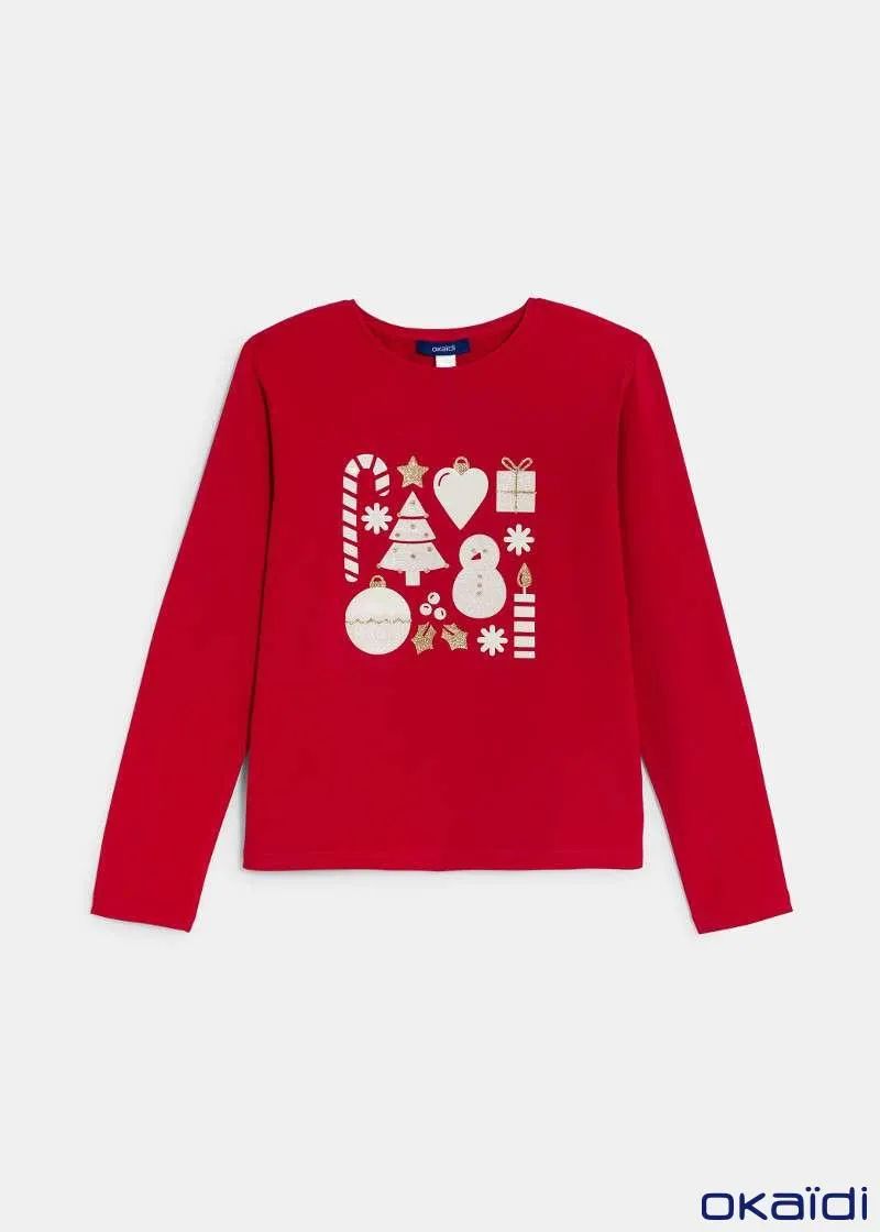 بلوز دخترانه 29963 سایز 3 تا 12 سال مارک OKAIDI   *