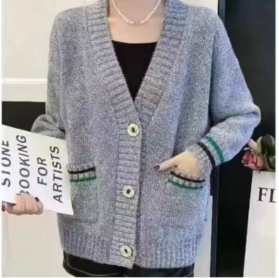 مانتو بافت زنانه کد 418852