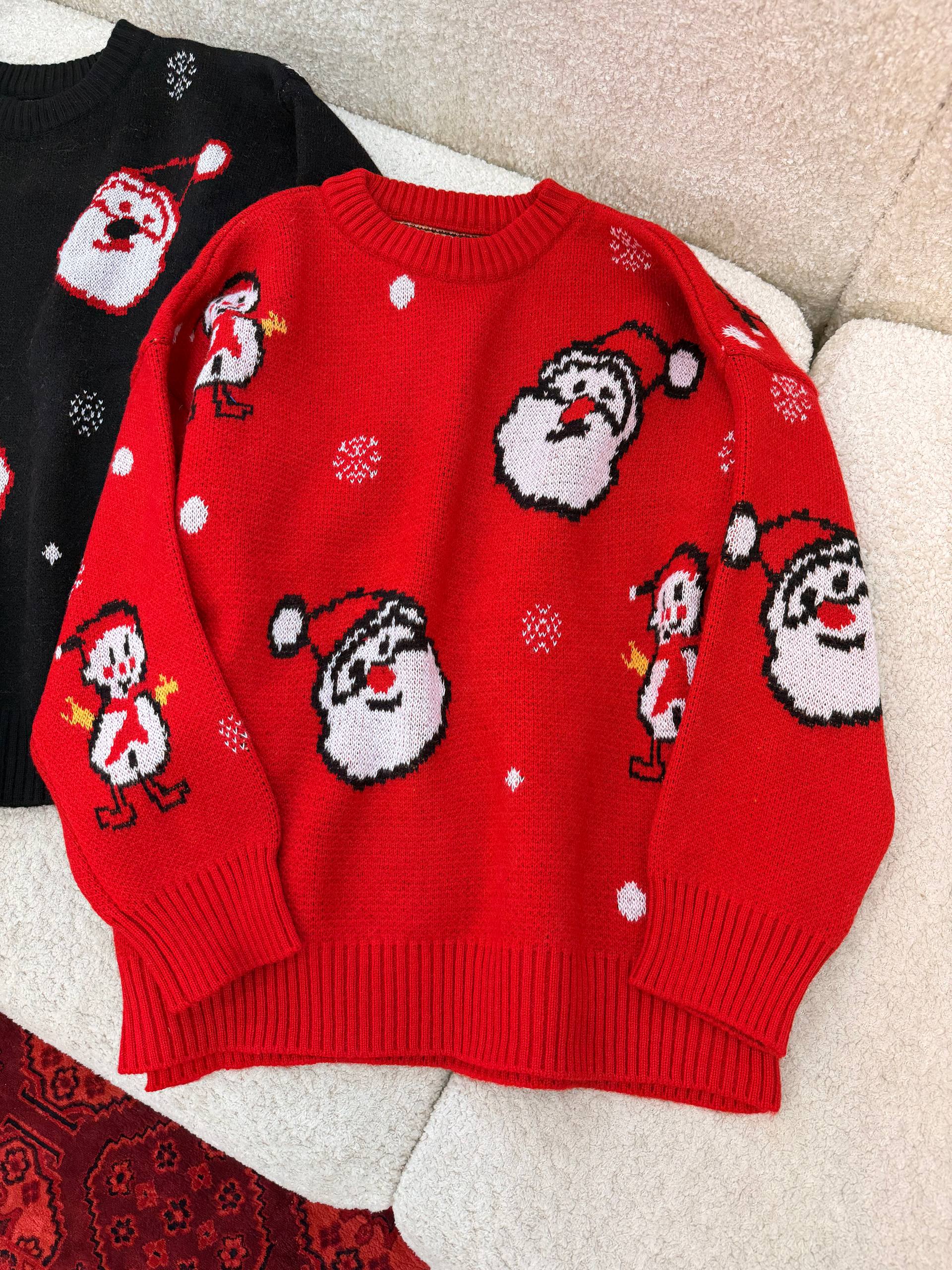 بافت کریسمسی زنانه کد 418856