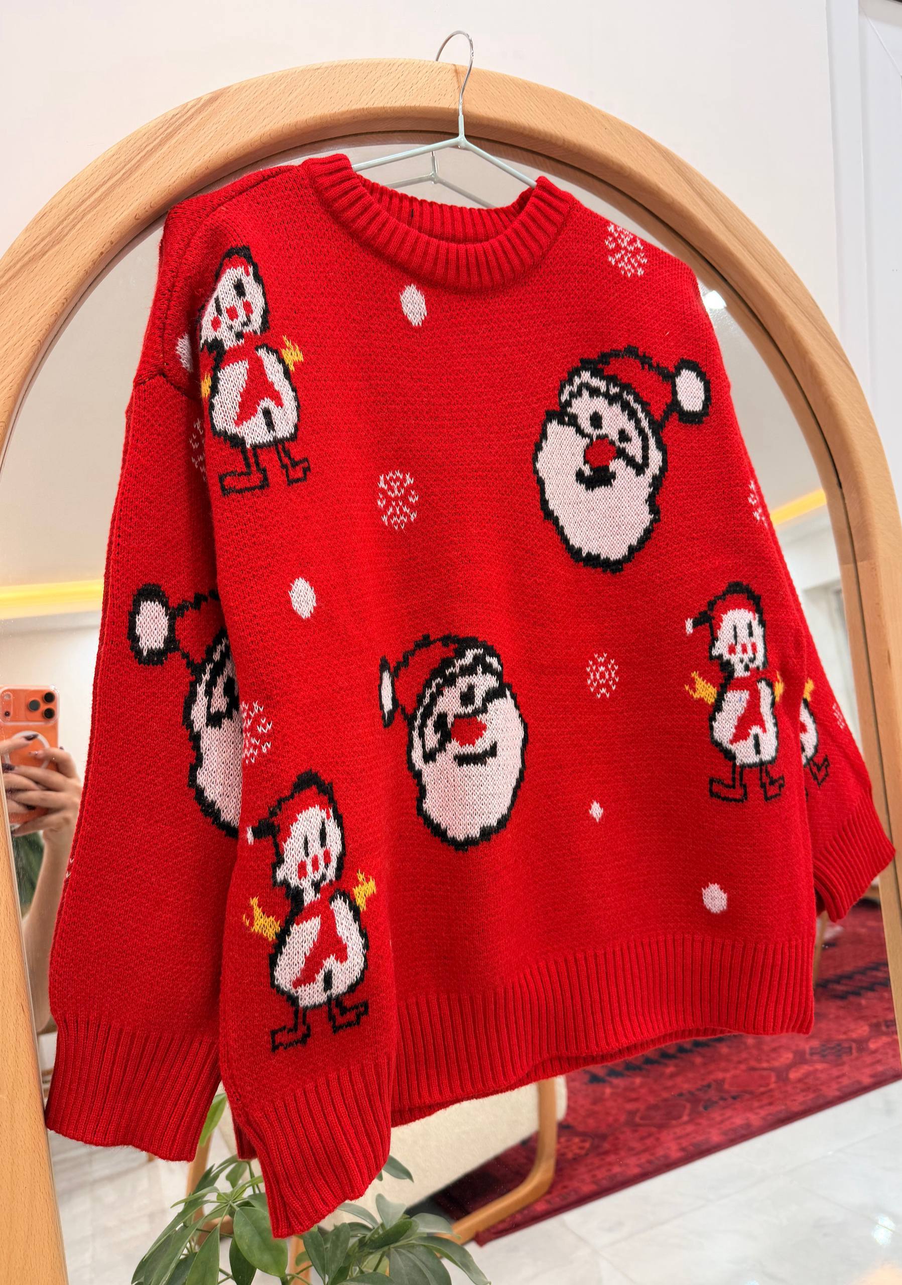 بافت کریسمسی زنانه کد 418856