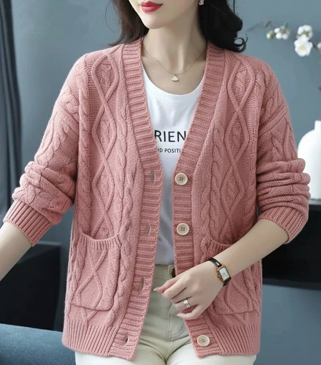 ژاکت بافت زنانه کد 418858