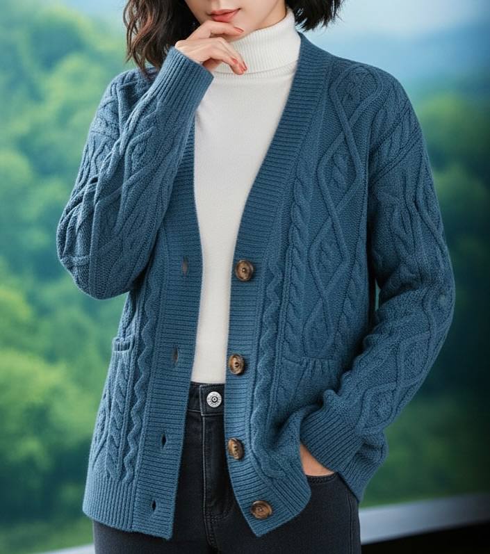 ژاکت بافت زنانه کد 418858