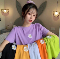 کراپ نخ پنبه طرح بابونه دخترانه کد 418859