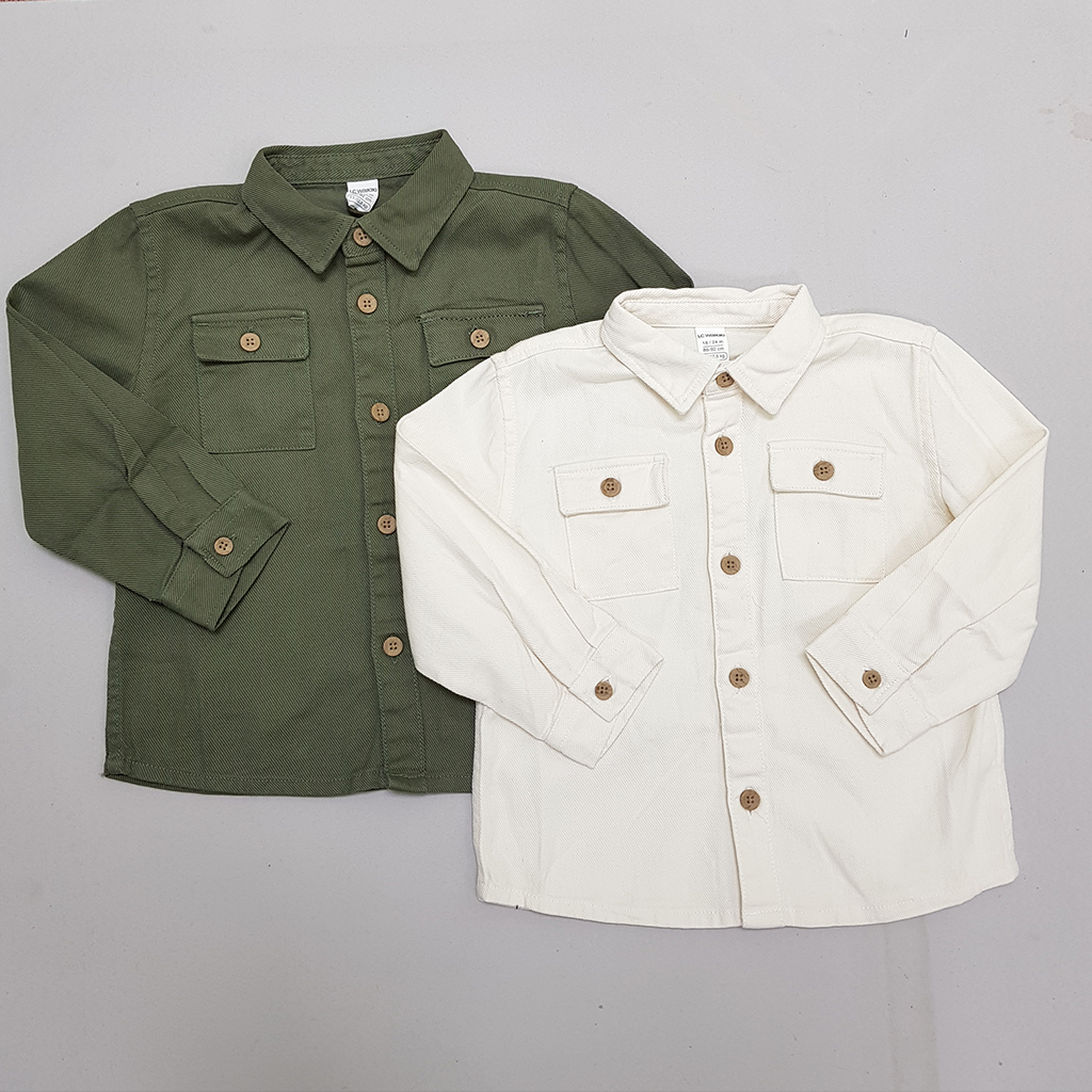 پیراهن کتان پسرانه 30069 سایز 9 ماه تا 8 سال مارک LC WAIKIKI