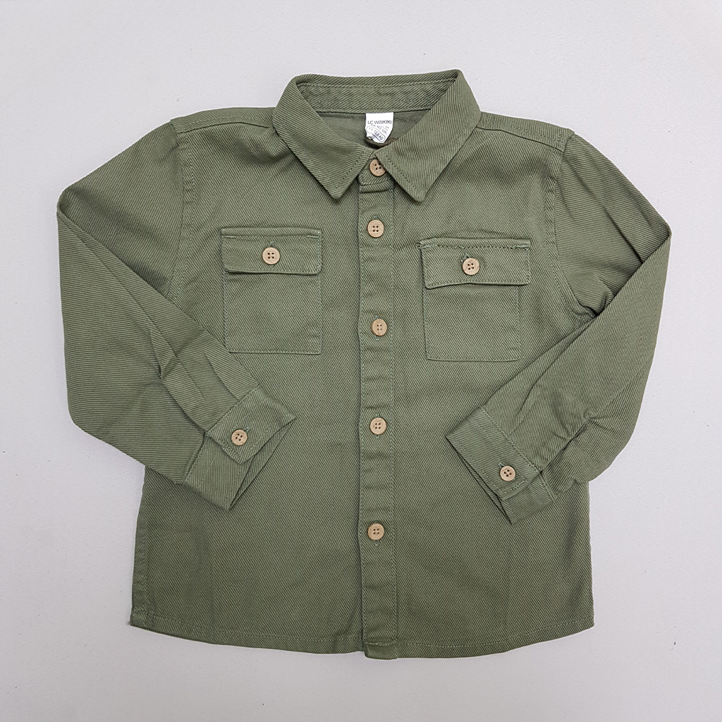 پیراهن کتان پسرانه 30069 سایز 9 ماه تا 8 سال مارک LC WAIKIKI