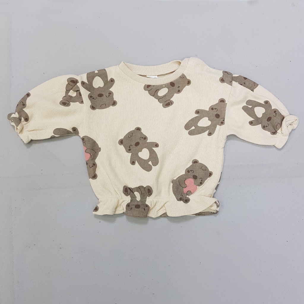 پلیور دخترانه 30058 سایز 1 تا 24 ماه مارک lc waikiki