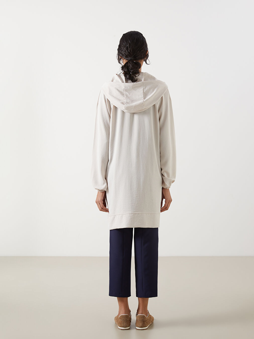 مانتو زیپ دار زنانه 29887 سایز 36 تا 48 مارک LC WAIKIKI