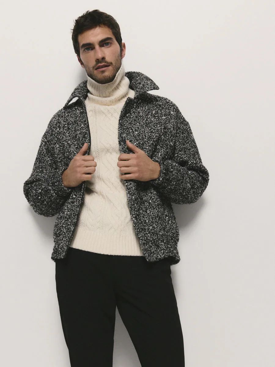 بافت یقه اسکی مردانه 29901 کد 4