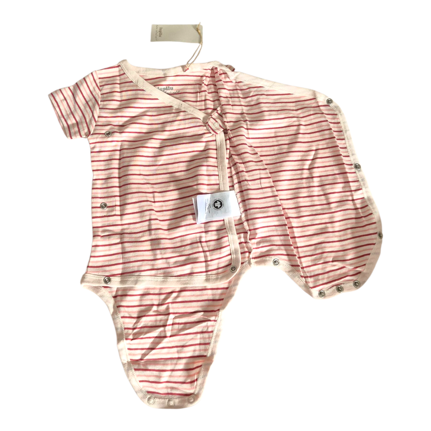 بادی دوبل نوزادی برند لوپیلو طرح راه راه کد 2205670