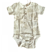 بادی نوزادی برند لوپیلو طرح برگ یشمی کد 2205671