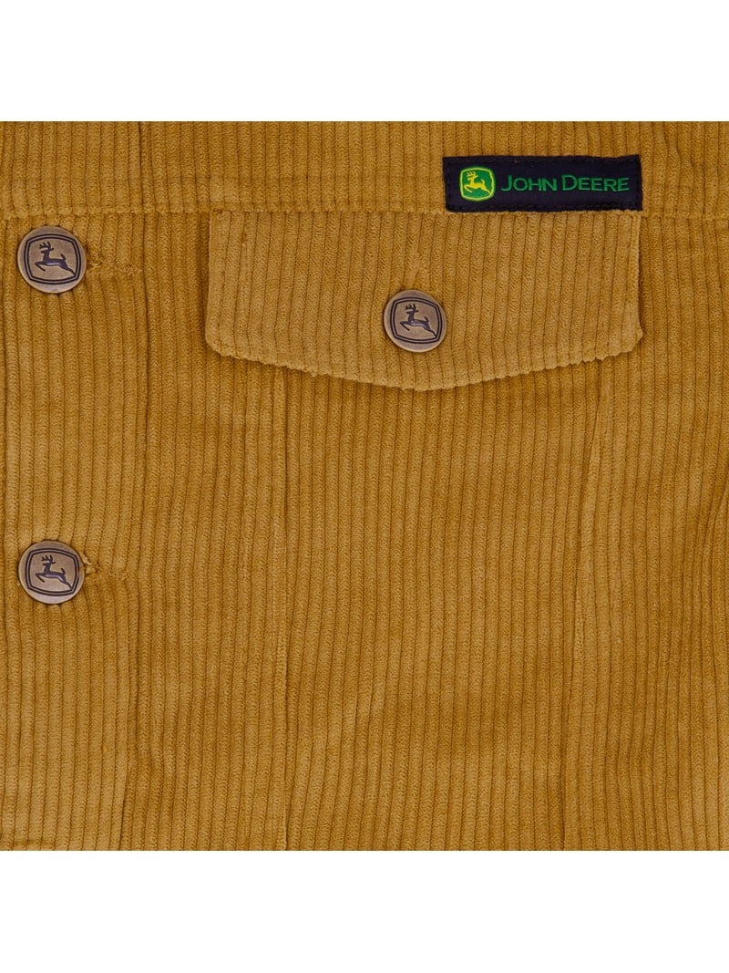 کاپشن مخمل پسرانه 30053 سایز 4 تا 16 سال مارک JOHN DEERE