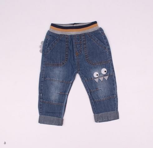 شلوار جینز پسرانه 110139 سایز 6 ماه تا 3 سال کد 5 مارک baby pep