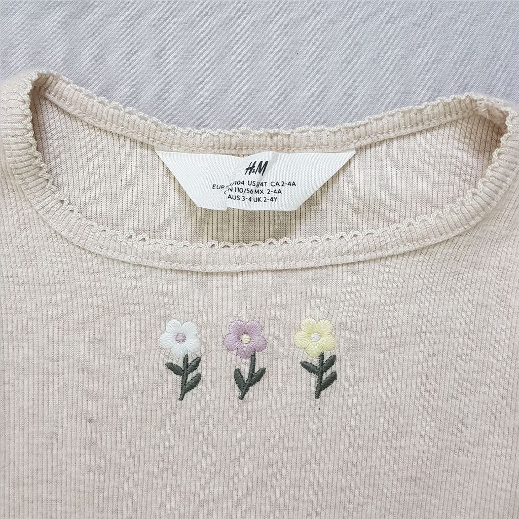 ست دخترانه 29602 سایز 1.5 تا 10 سال مارک H&M