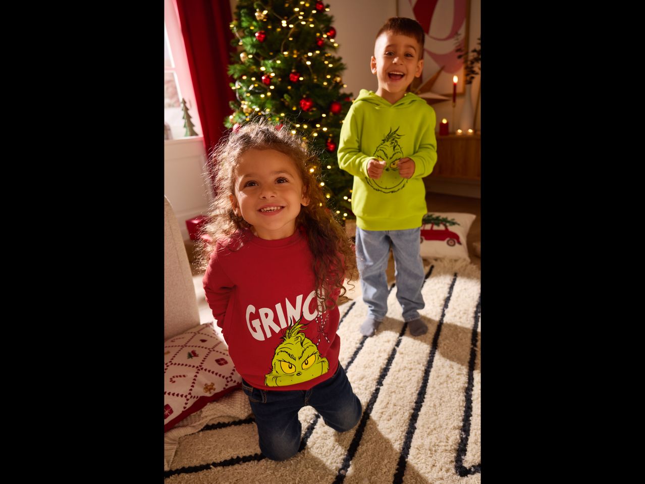 پلیور بچگانه 30034 سایز 3 تا 10 سال مارک GRINCH