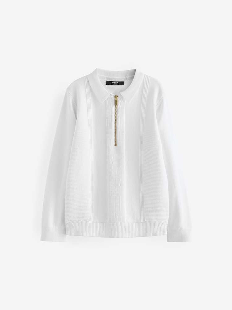 بافت نیم زیپ بچگانه 30131 سایز 3 تا 16 سال مارک NEXT