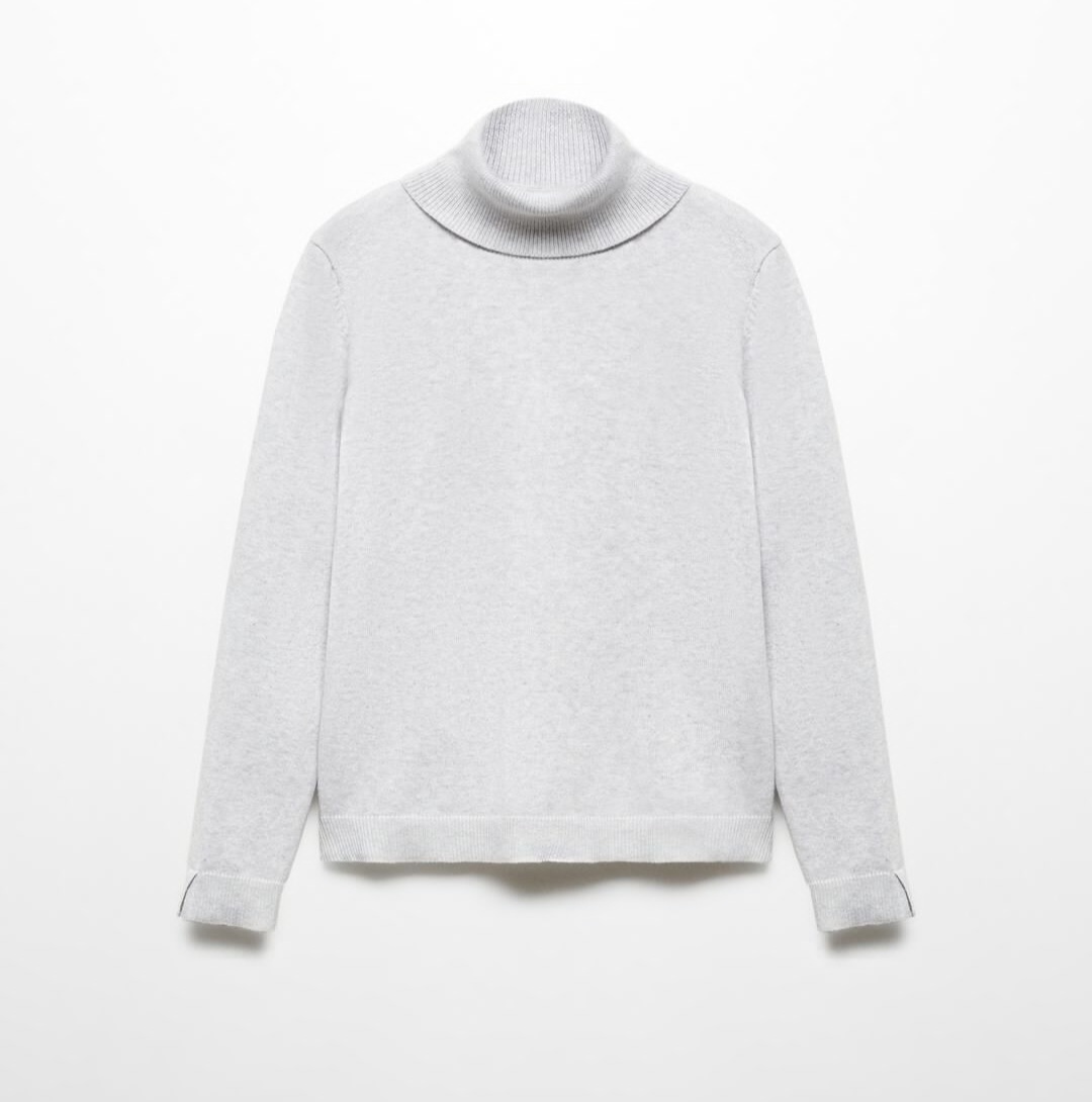 بافت یقه اسکی 30157 سایز 6 تا 14 سال مارک MNG