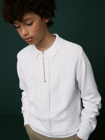 بافت نیم زیپ بچگانه 30131 سایز 3 تا 16 سال مارک NEXT   *