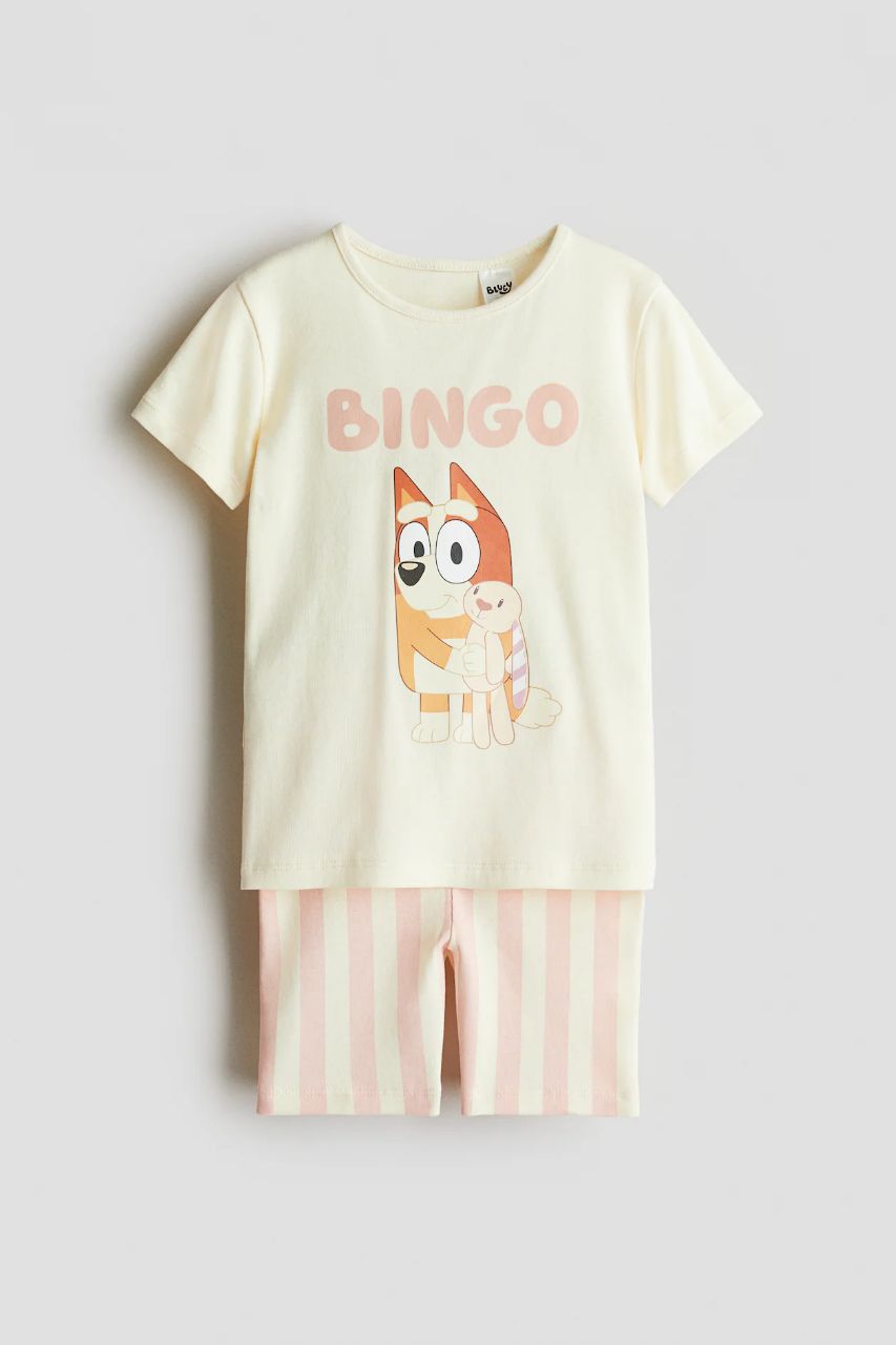 ست دخترانه 29600 سایز 1.5 تا 10 سال کد 2 مارک H&M