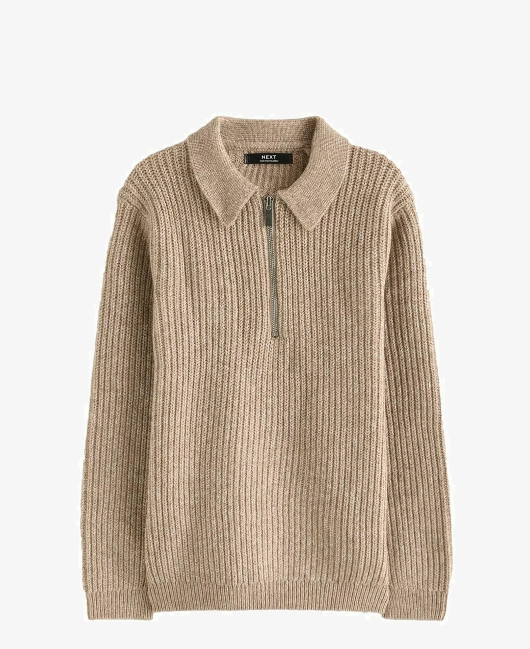 بافت یقه دار نیم زیپ پسرانه 30135 سایز 12 ماه تا 16 سال مارک NEXT