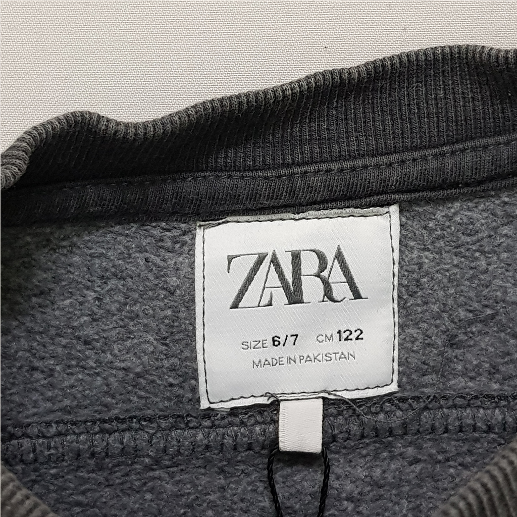 پلیور توپنبه ای پسرانه 30177 سایز 6 تا 14 سال مارک ZARA