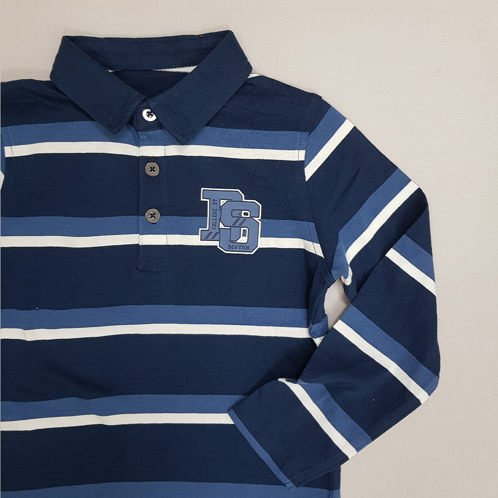 بلوز یقه دار پسرانه 29986 سایز 5 تا 14 سال مارک Inextenso   *