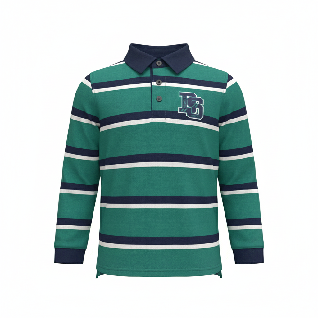 بلوز یقه دار پسرانه 29986 سایز 5 تا 14 سال مارک Inextenso   *