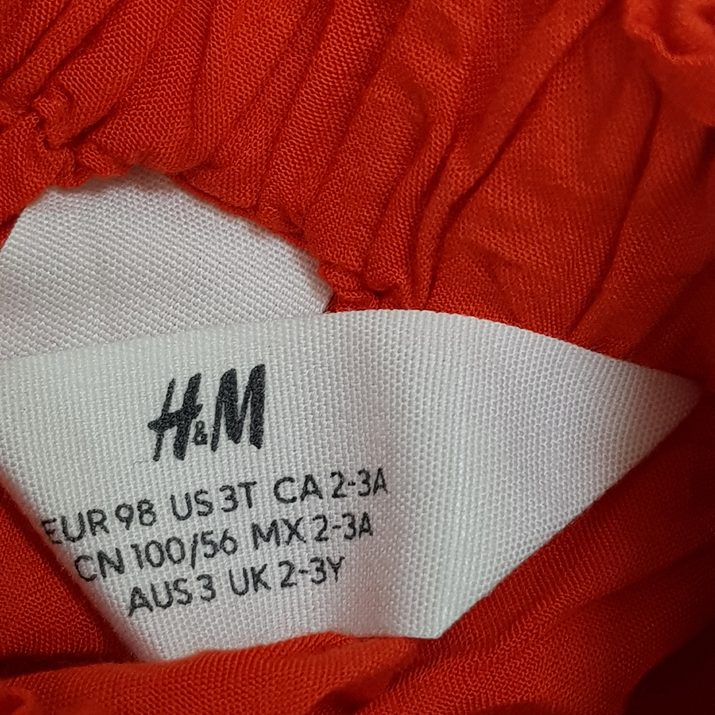 ست دخترانه 28651 سایز 1.5 تا 10 سال مارک H&M   *
