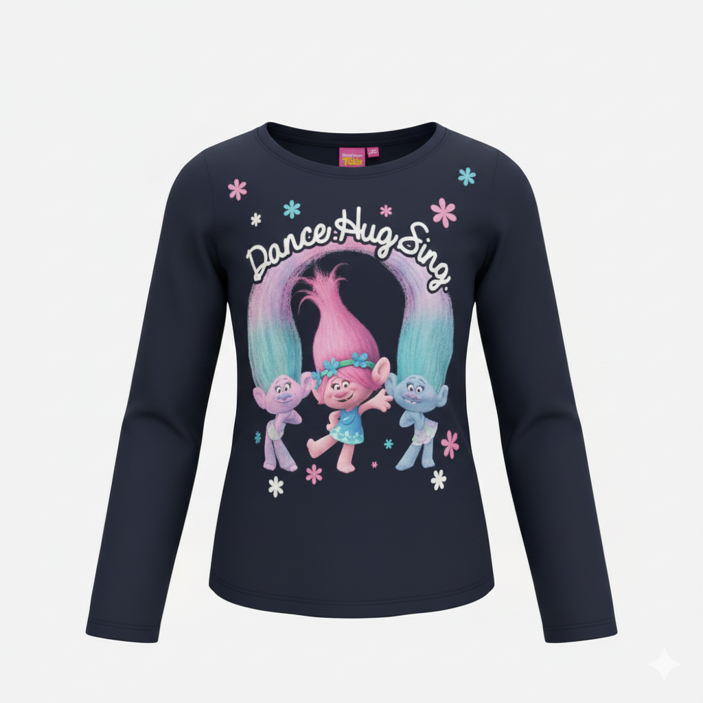 بلوز دخترانه 30252 سایز 2 تا 8 سال مارک BluKids