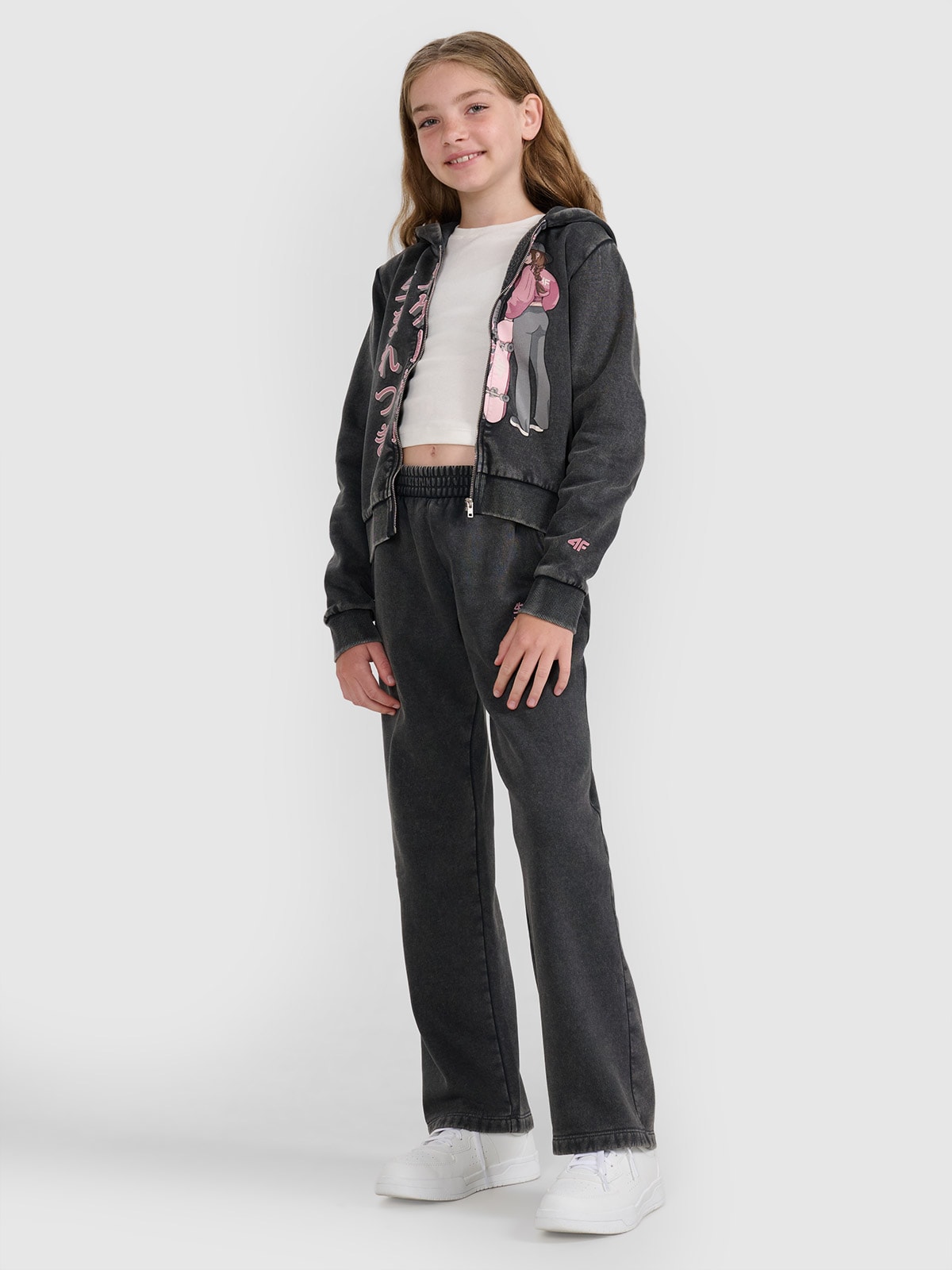 سویشرت دخترانه 30259 سایز 8 تا 14 سال مارک 4f