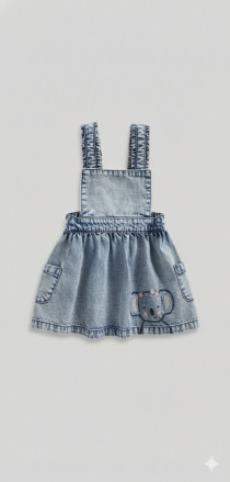 سارافون پیشبندار دخترانه 30247 سایز 1 ماه تا 6 سال مارک MotherCare