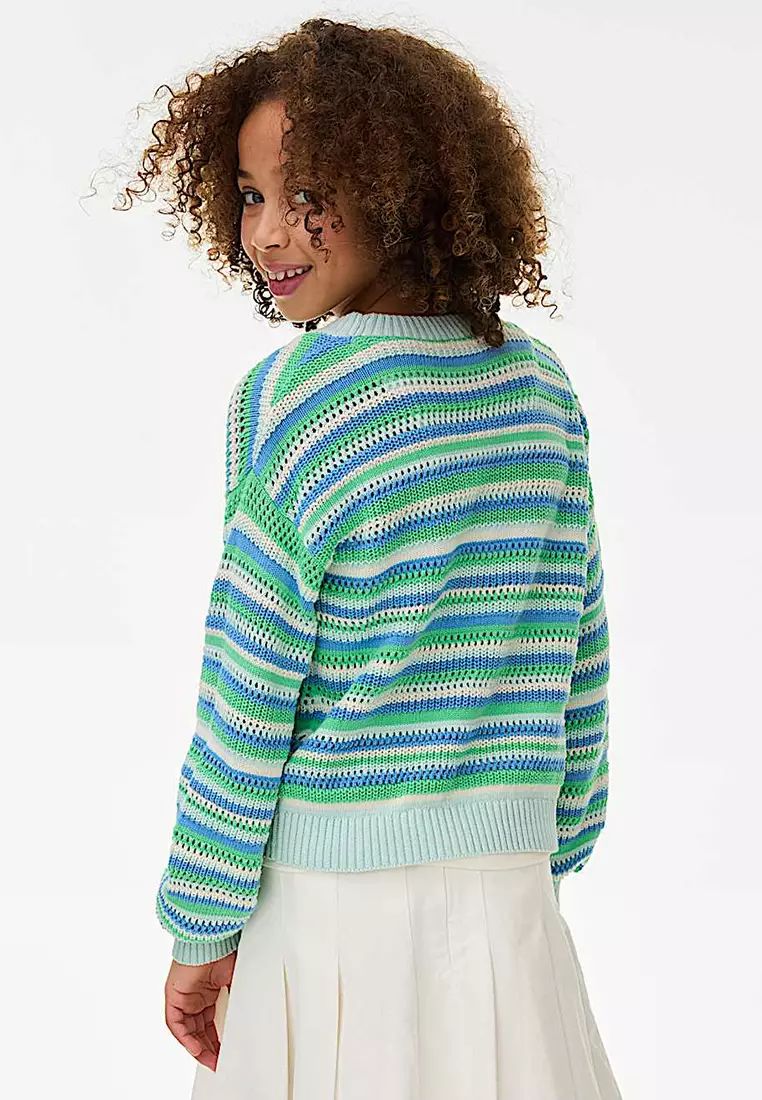 بافت دخترانه 30274 سایز 6 تا 16 سال مارک M&S