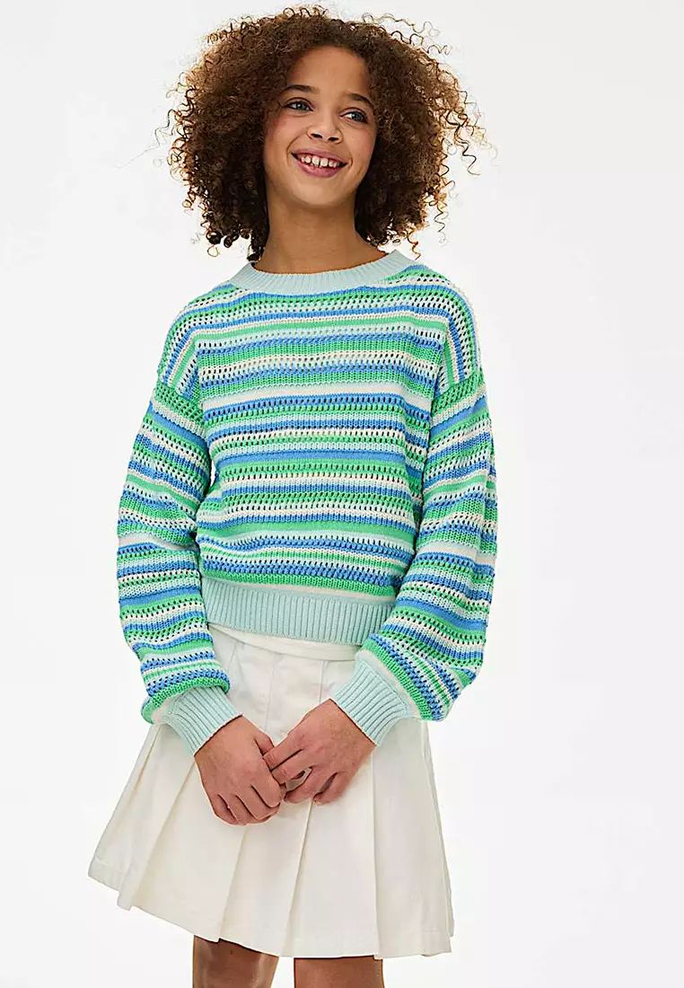 بافت دخترانه 30274 سایز 6 تا 16 سال مارک M&S