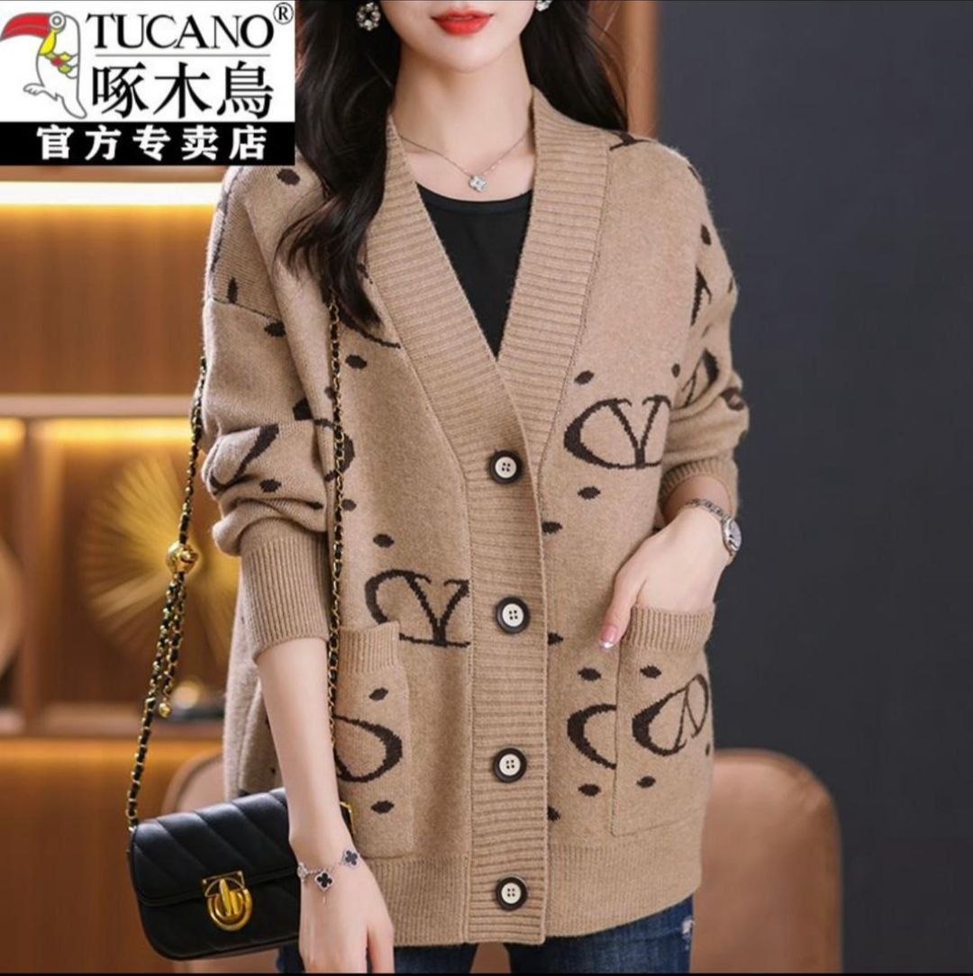 بافت دکمه دار زنانه کد 419083