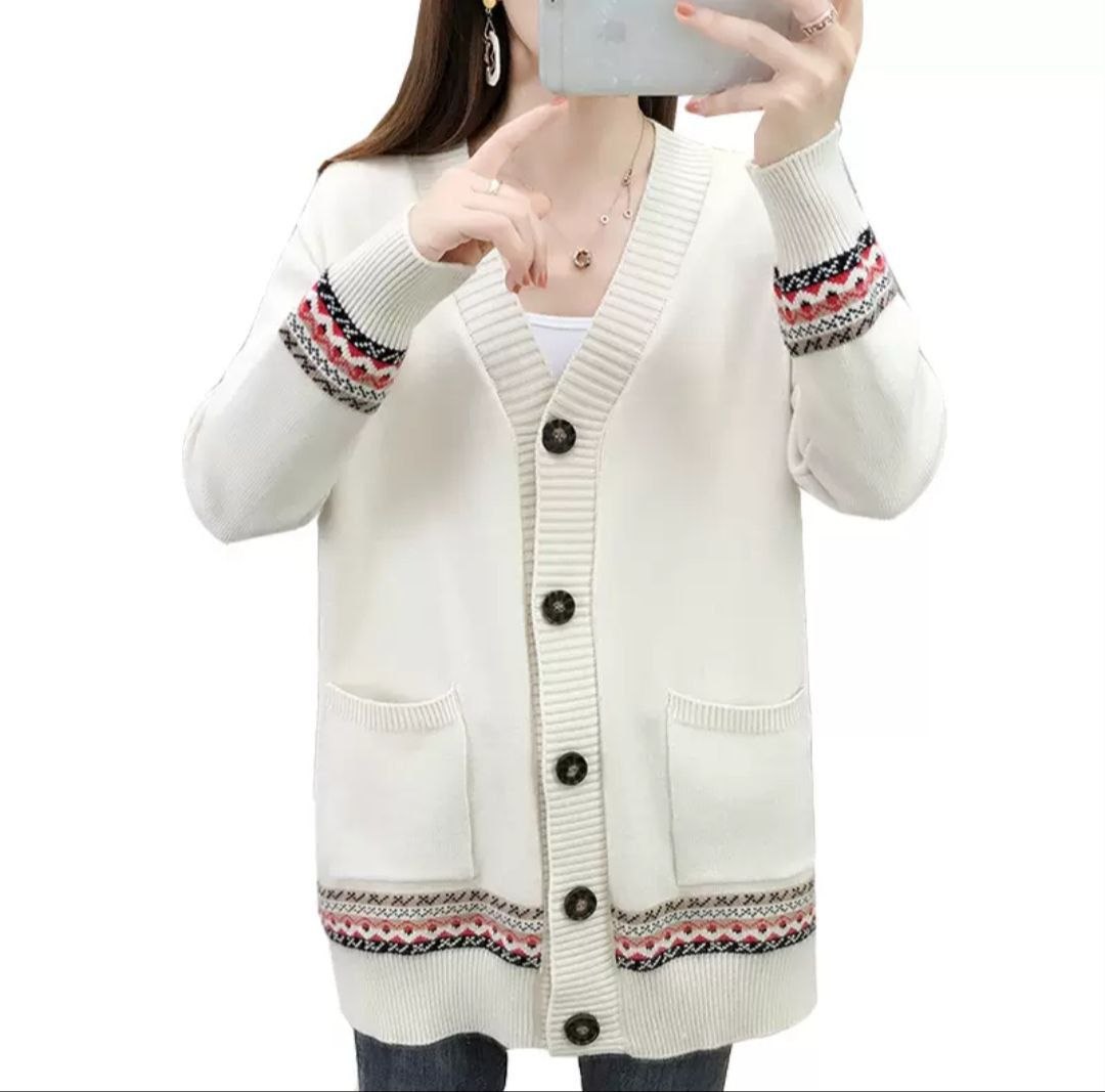 بافت دکمه دار زنانه کد 419092