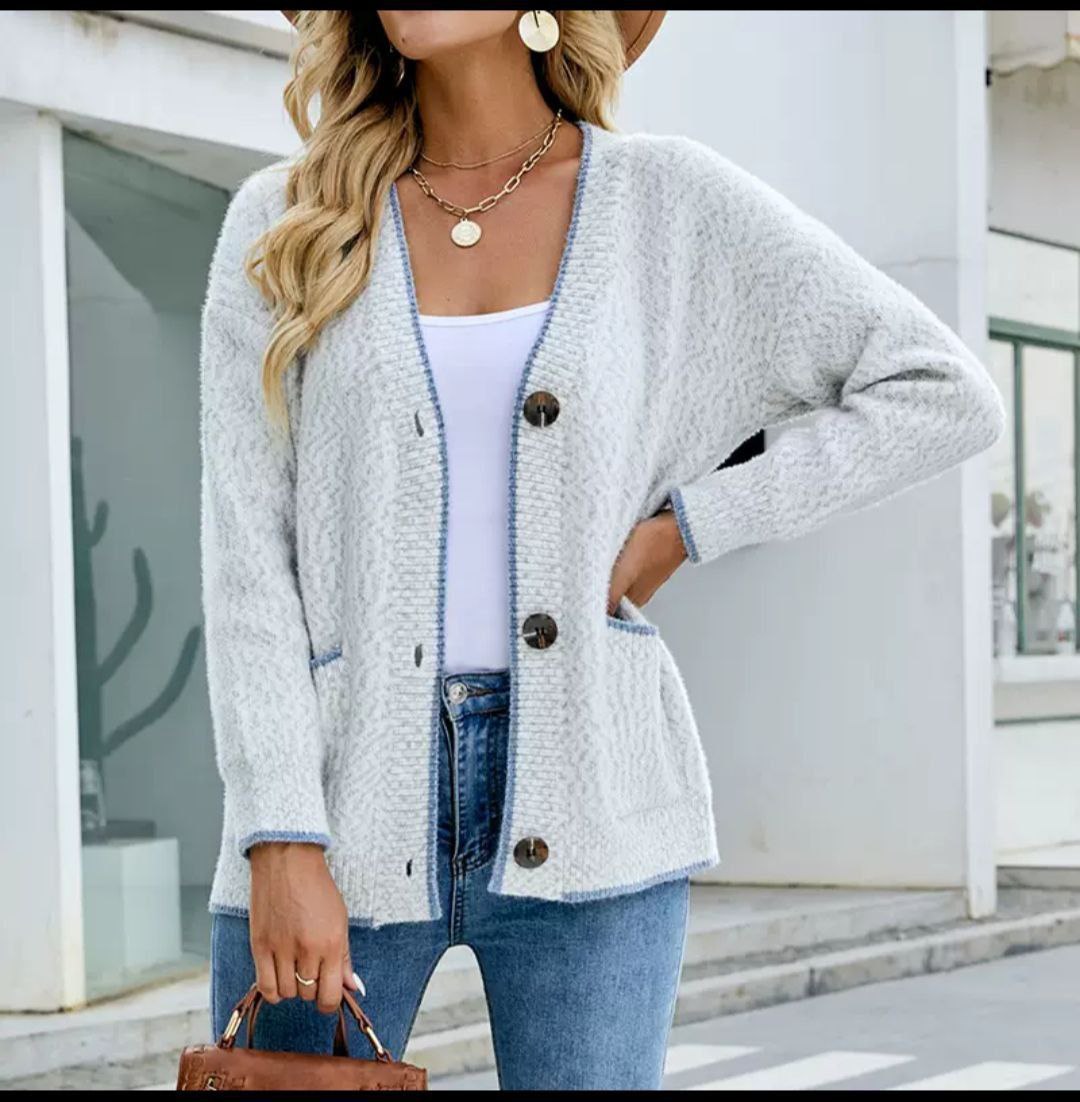 بافت دکمه دار زنانه کد 419093