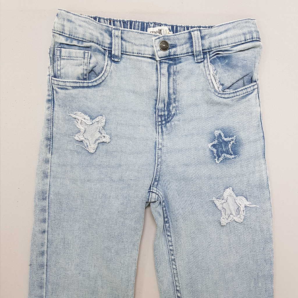 شلوار جینز دخترانه 30234 سایز 10 تا 16 سال مارک Melt