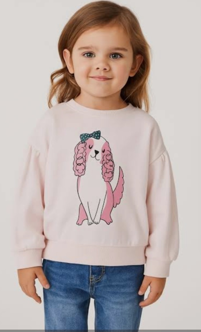 پلیور دخترانه 30299 سایز 3 تا 10 سال مارک SINSAY