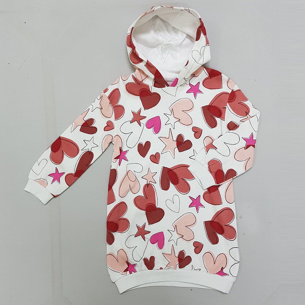 هودی دخترانه 30235 سایز 4 تا 12 سال مارک GEMO