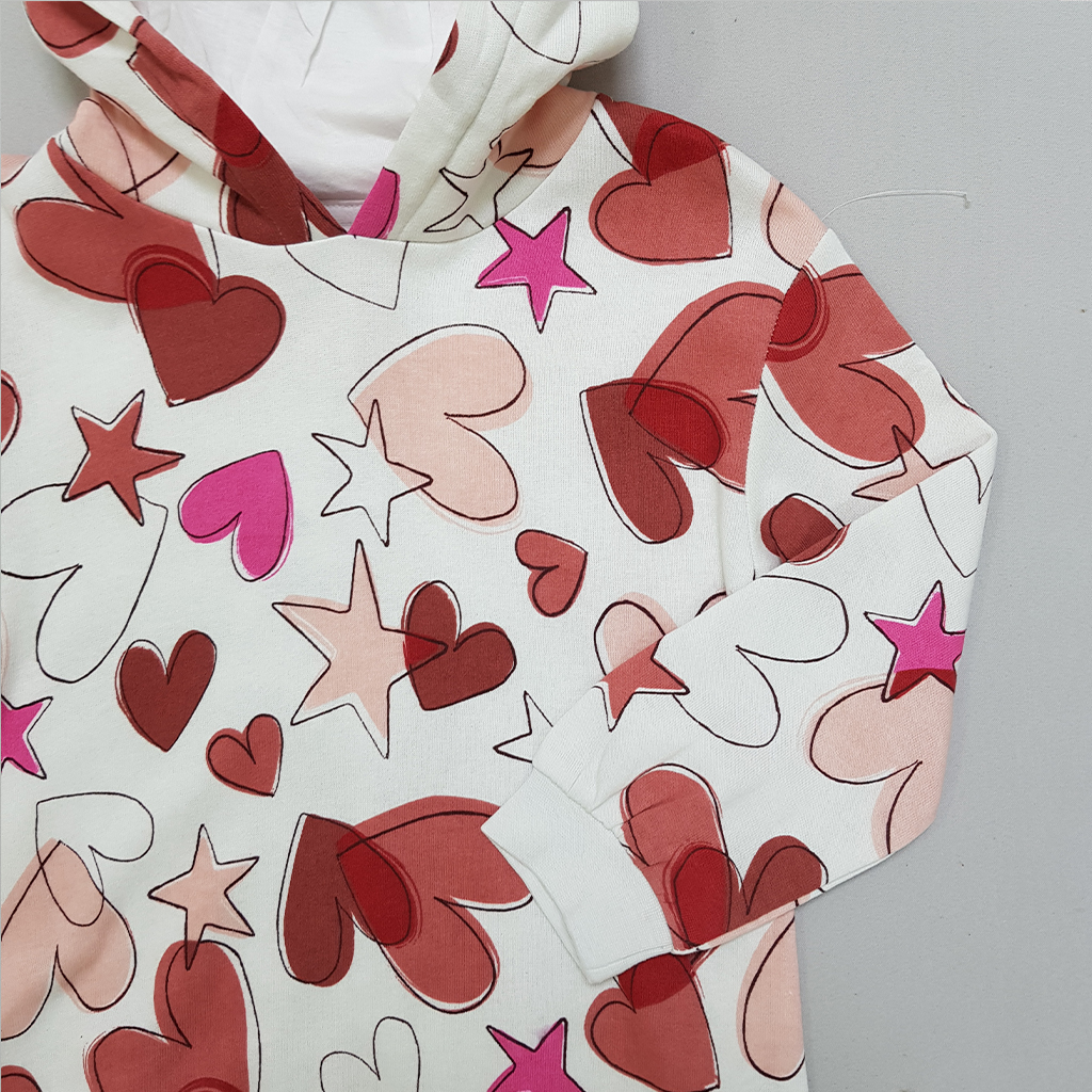 هودی دخترانه 30235 سایز 4 تا 12 سال مارک GEMO