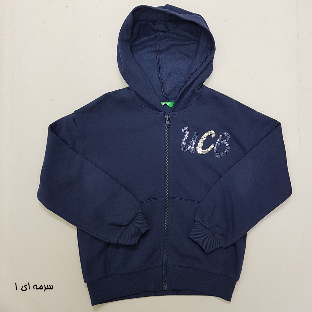 سویشرت دخترانه 30249 سایز 4 تا 14 سال مارک United Colors Of Benetton