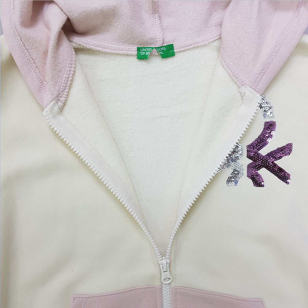 سویشرت دخترانه 30249 سایز 4 تا 14 سال مارک United Colors Of Benetton