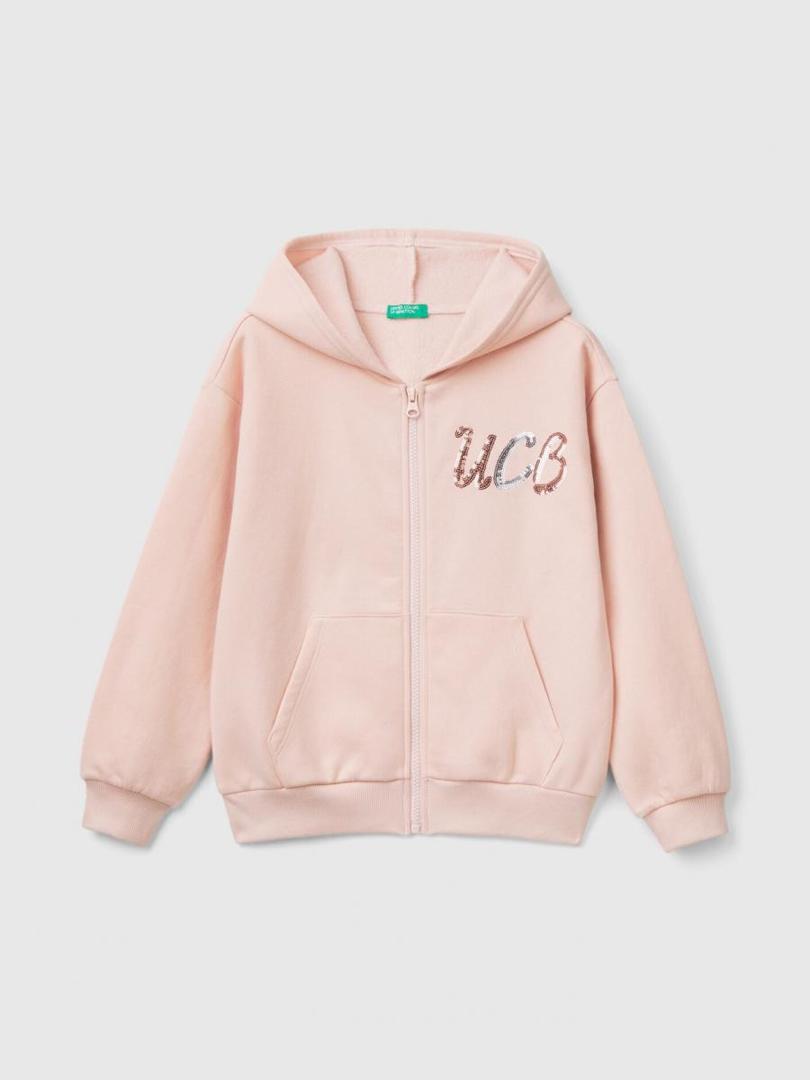 سویشرت دخترانه 30250 سایز 6 تا 14 سال کد 3 مارک United Colors Of Benetton